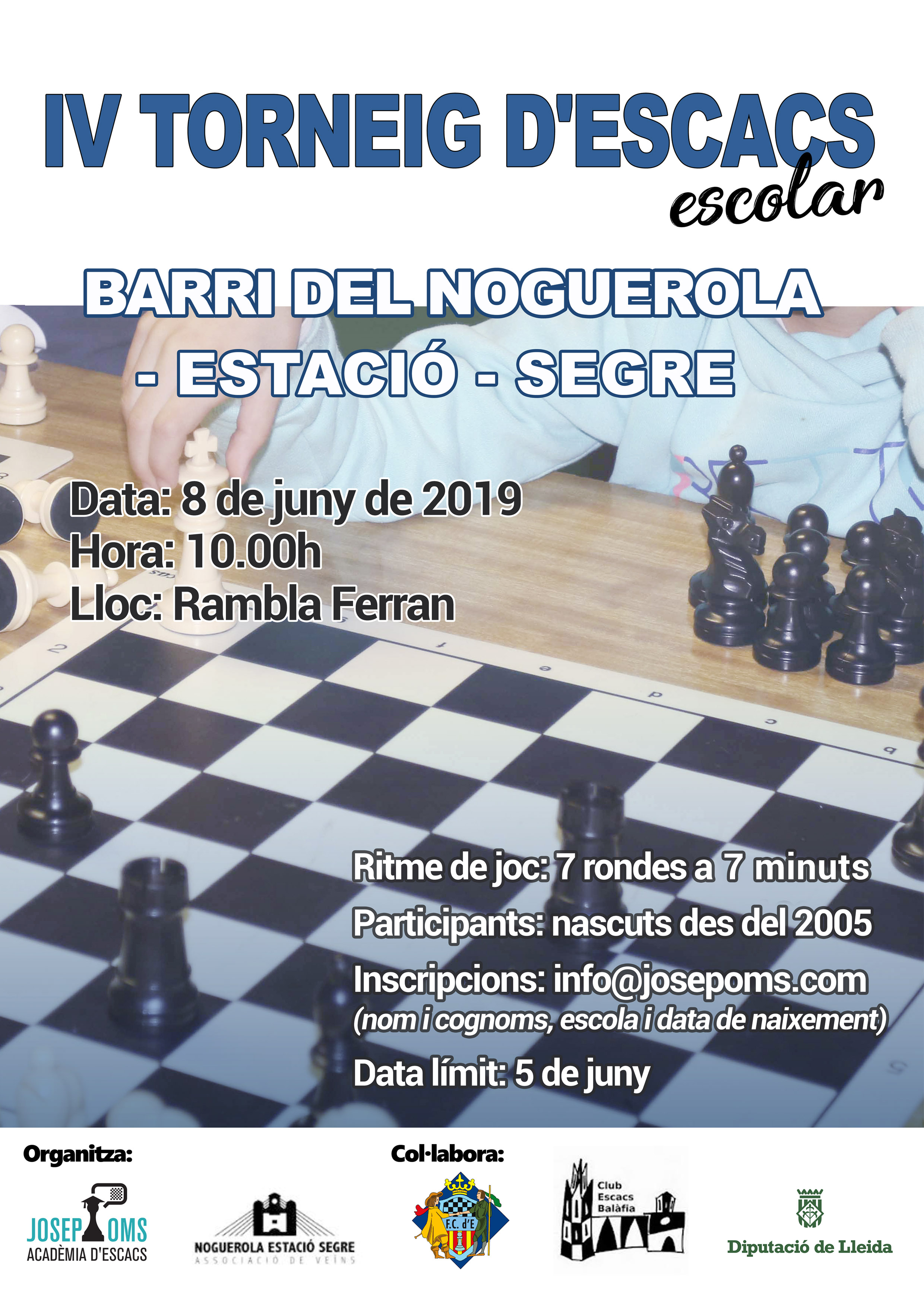 Torneig Escacs josep Oms - Lleida
