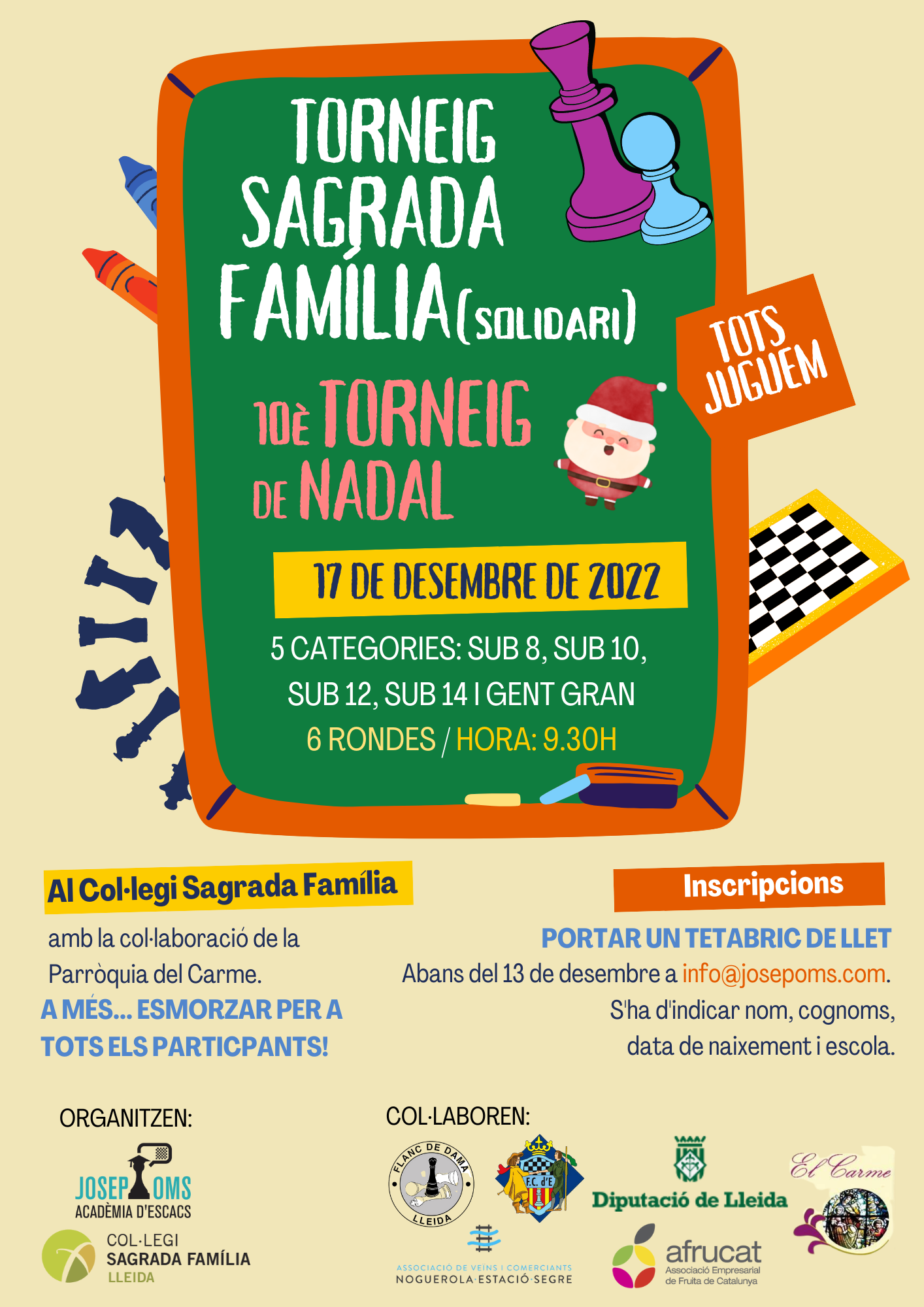 Featured image for “Tots juguem al Torneig Sagrada Família solidari”